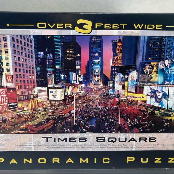 Puzzle Times Square 1000 Pezzi MasterPieces - Panorama Di New York Per Appassionati Di Puzzle